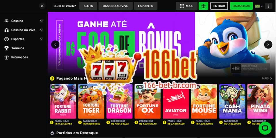 Aposta ganha bônus